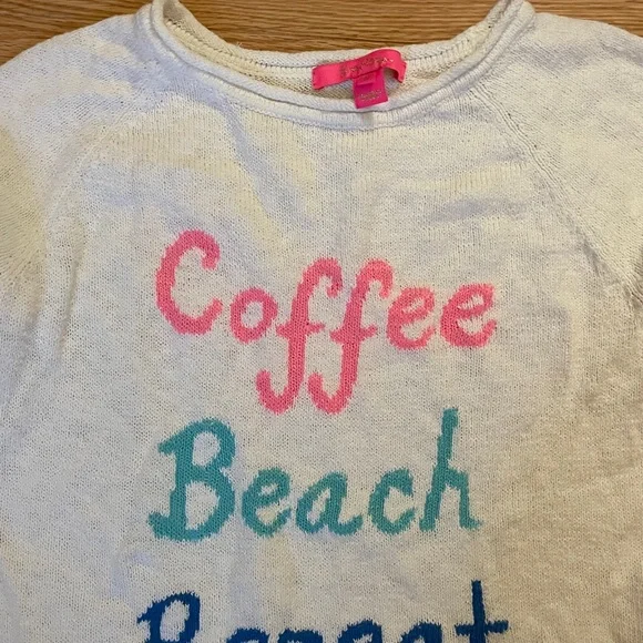 Lilly Pulitzer Coffee Beach Repeat Danette Sweater - Picture 11 of 12